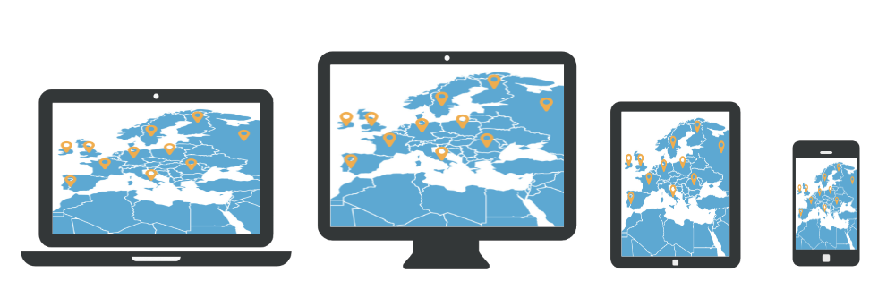  Localisations VPN partout dans le monde