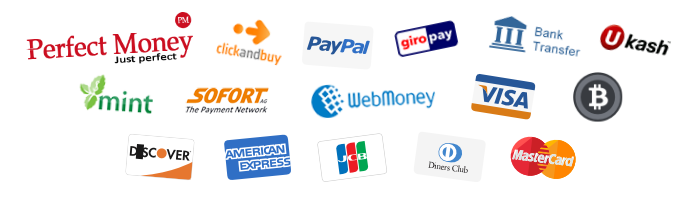 Payment providers for our VPN service